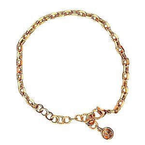 18K Gold Plated Charm Bracelet Women DOS Chain Link Spain Feminine Delicate